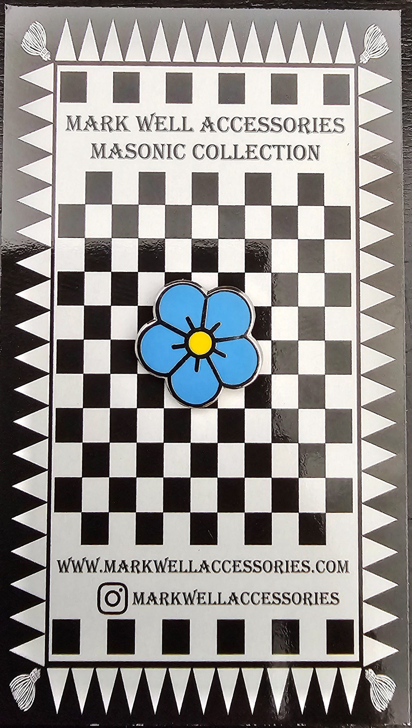 Forget Me Not Lapel Pin (15mm)