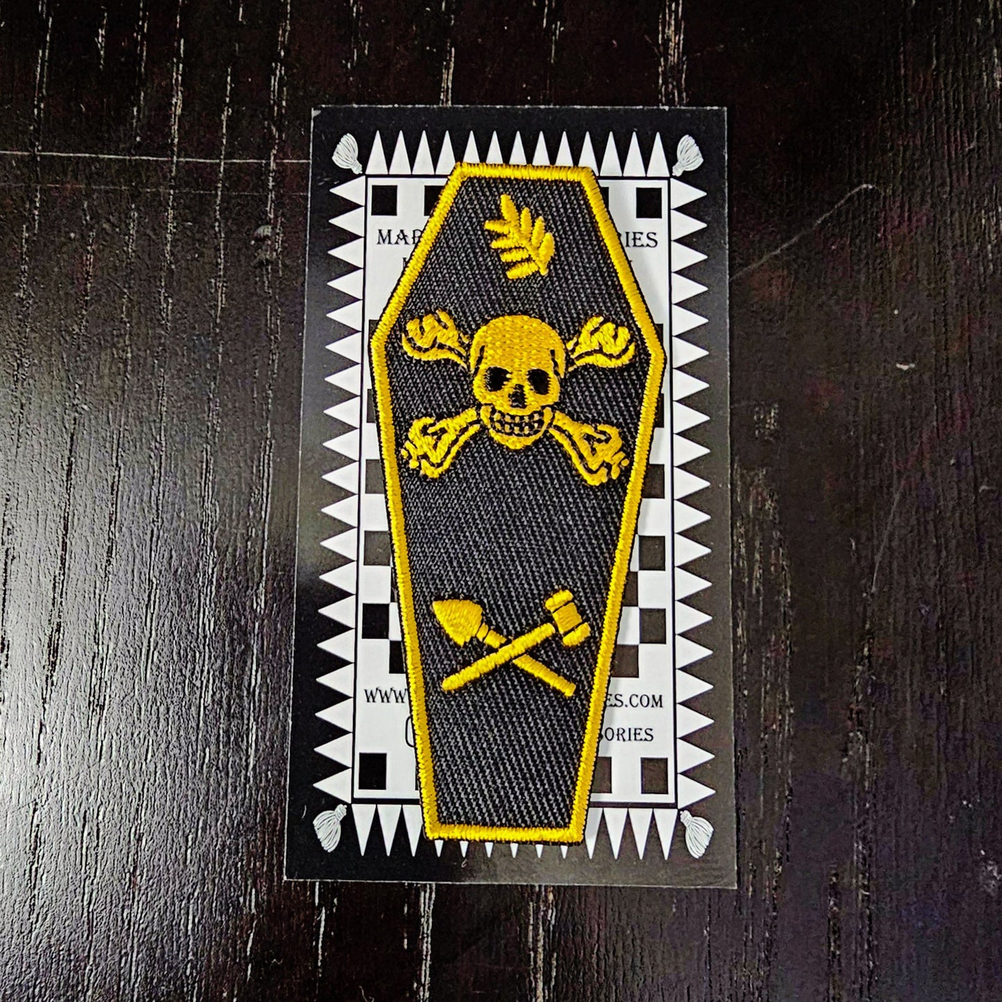 Masonic Master Mason Coffin Patch Patch