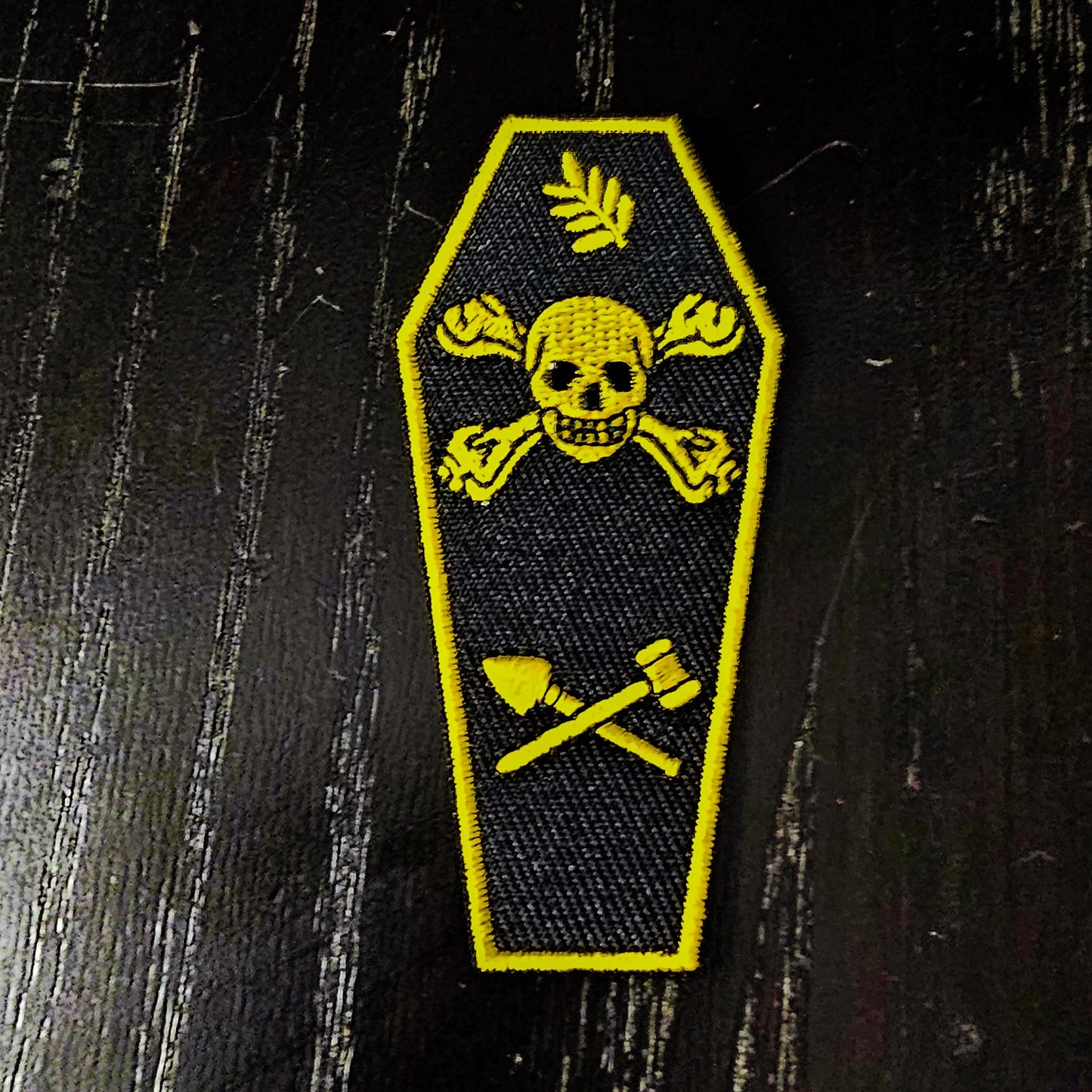 Masonic Master Mason Coffin Patch Patch