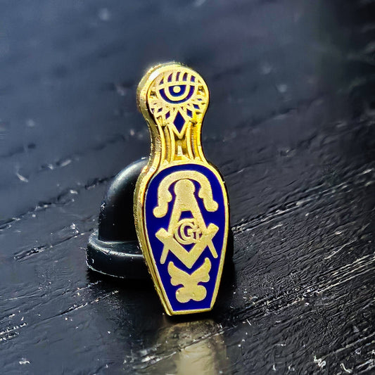 Widow's Slipper Masonic Lapel Pin