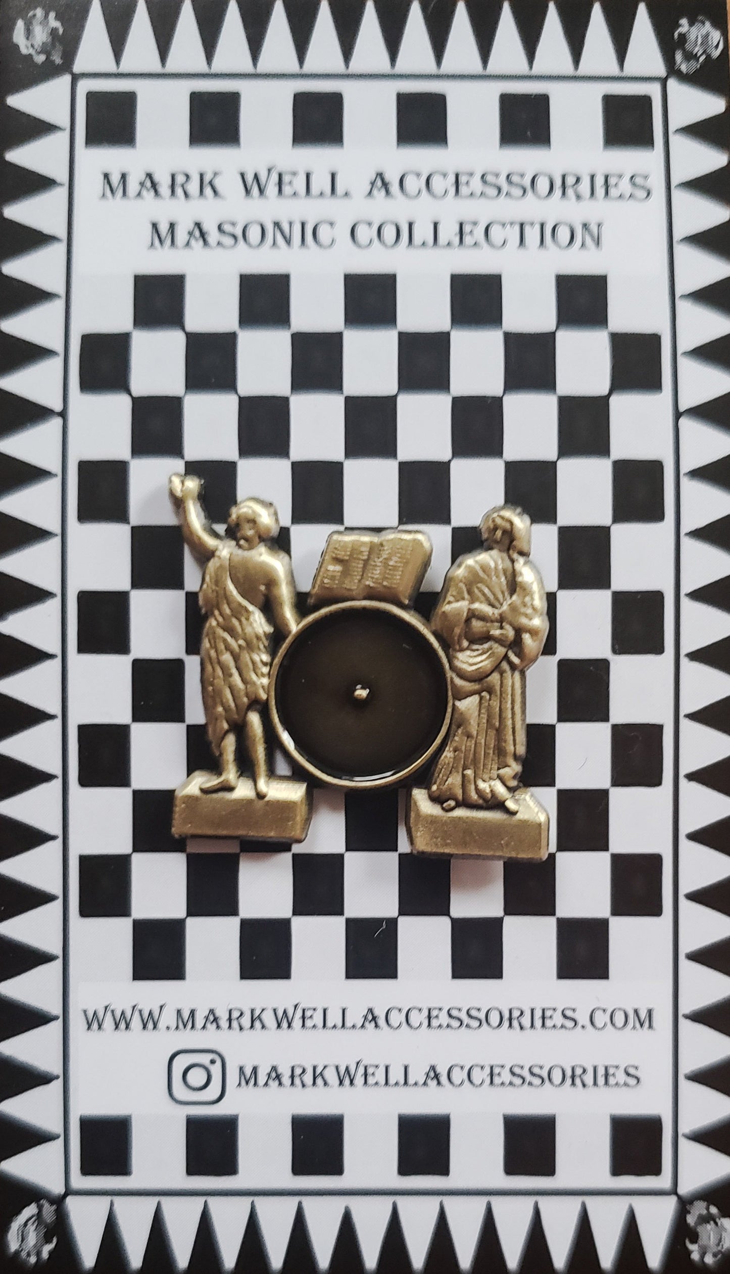 Saints John Lapel Pin Masonic Original Pin