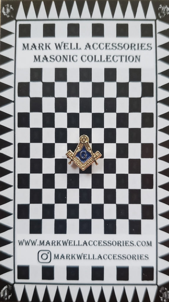 Square & Compass Micro Lapel Pin Masonic Pin