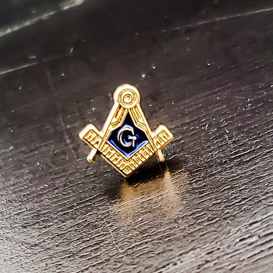Square & Compass Micro Lapel Pin Masonic Pin