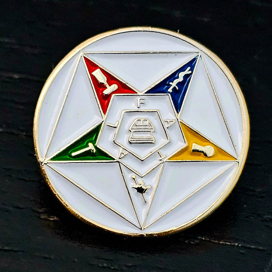 Order of the Eastern Star Lapel Pin