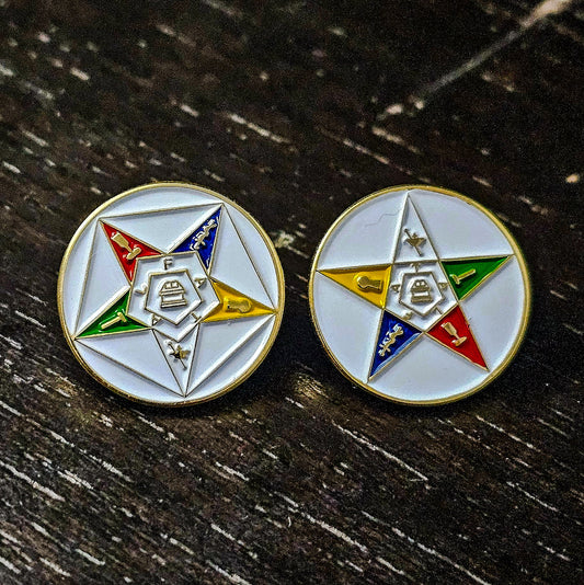 Order of the Eastern Star Lapel Pin