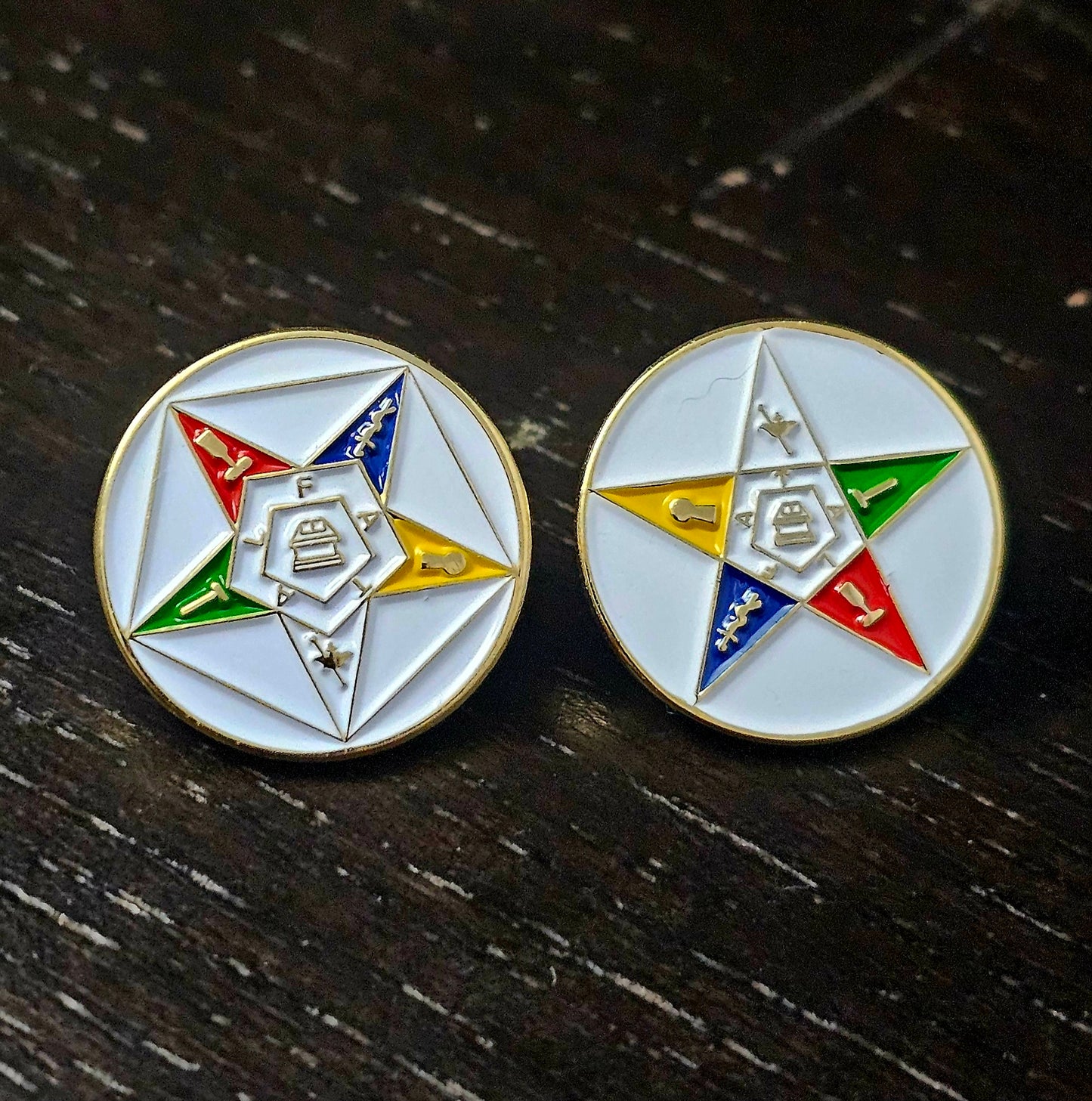 Order of the Eastern Star Lapel Pin