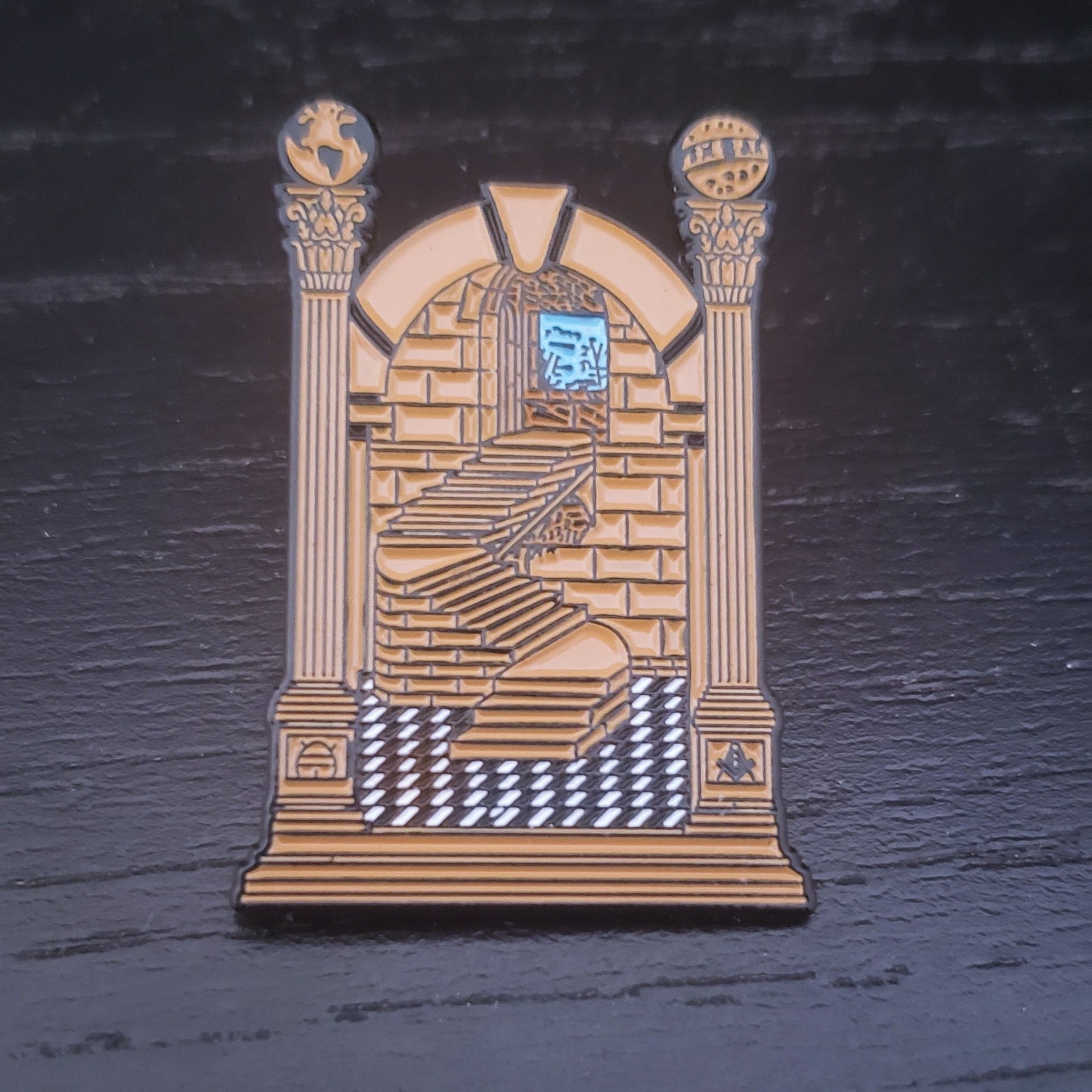 Mason Masonic "Shriner In Laurel Wreath" Freemason Lapel Pin – Betty's Promos Plus, LLC - Foto 9