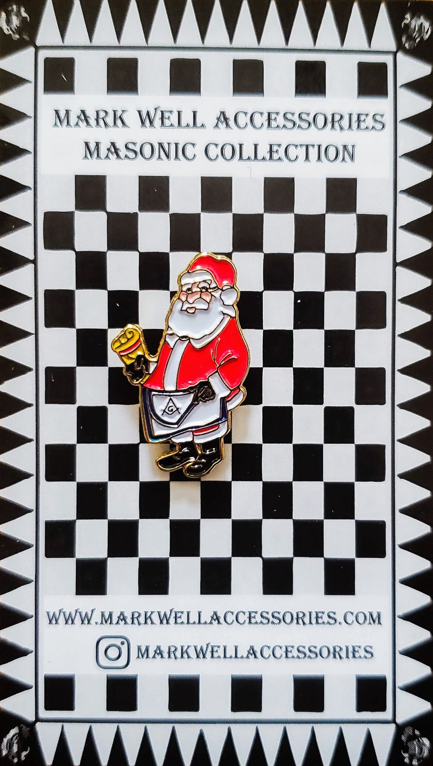 Masonic Santa Claus Pin Masonic Pin