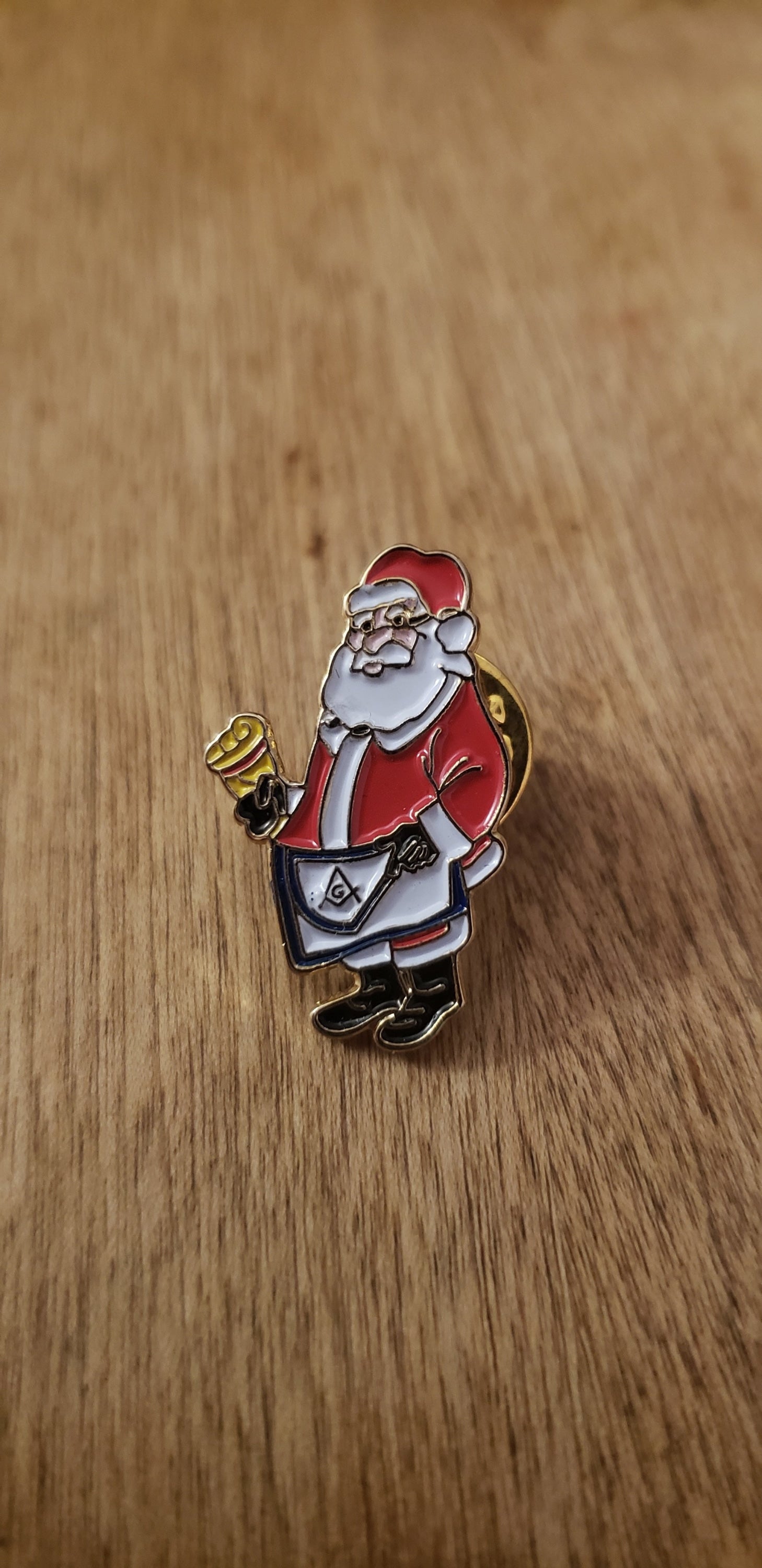 Masonic Santa Claus Pin