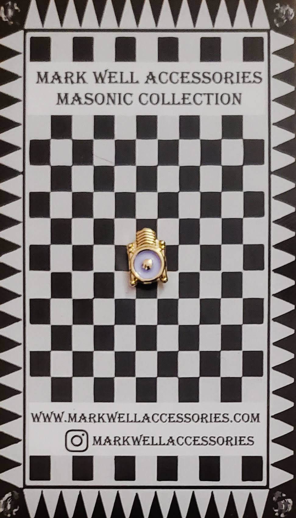 Masonic Point Within A Circle Lapel Pin Masonic Pin